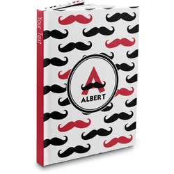 Mustache Print Hardbound Journal - 5.75" x 8" (Personalized)