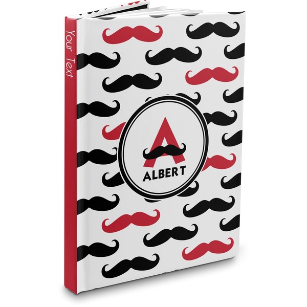 Custom Mustache Print Hardbound Journal - 5.75" x 8" (Personalized)