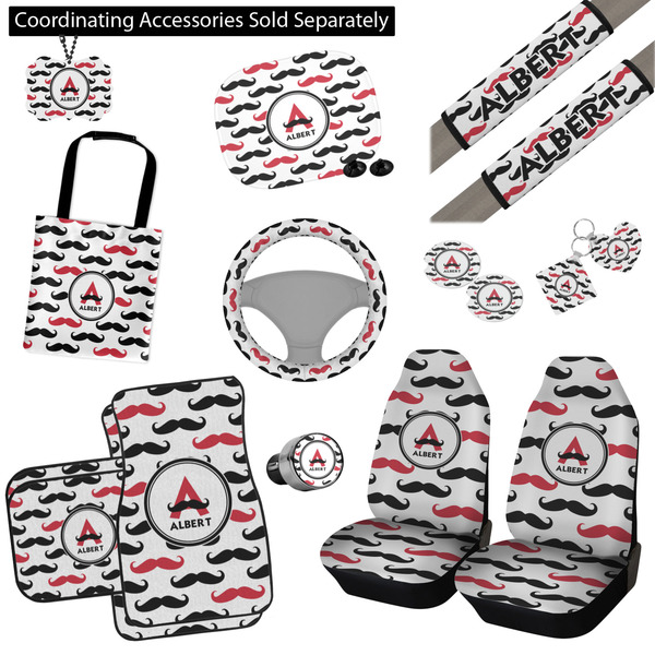 Mustache Print Interior Car Accessories