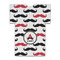 Mustache Print Jersey Bottle Cooler - BACK (flat)