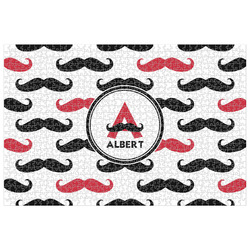 Mustache Print Jigsaw Puzzle - 1000-piece (Personalized)