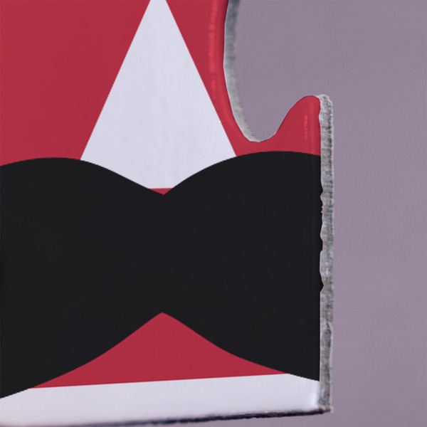 Mustache Print Jigsaw Puzzle 30 Piece  - Close Up