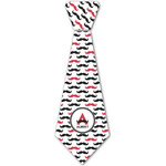 Mustache Print Iron On Tie - 4 Sizes w/ Name and Initial
