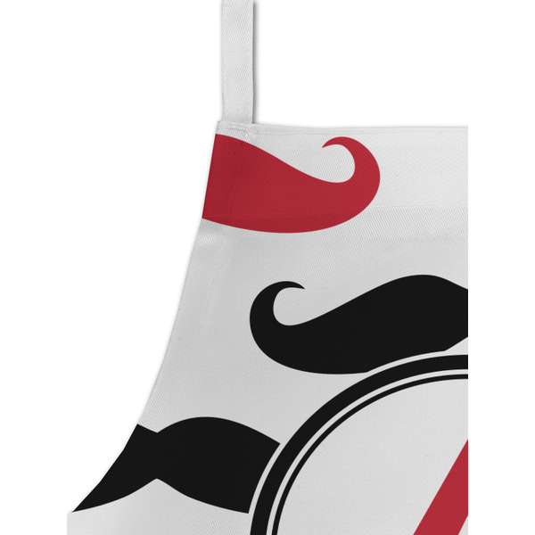 Mustache Print Kid's Aprons - Detail