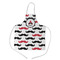 Mustache Print Kid's Apron w/ Name and Initial