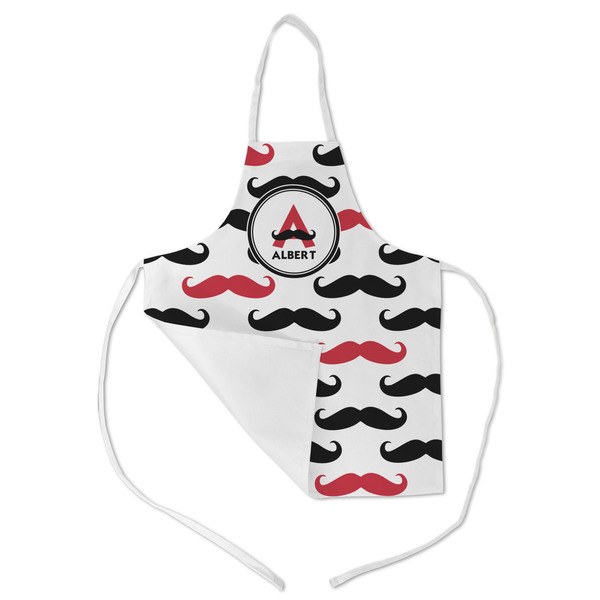 Mustache Print Kid's Aprons - Medium - Main (med/lrg)