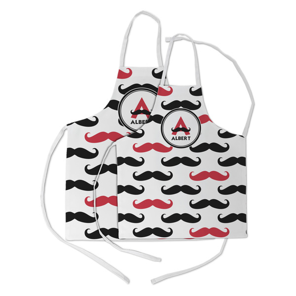 Mustache Print Kid's Aprons - Parent - Main