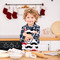 Mustache Print Kid's Aprons - Small - Lifestyle