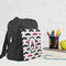 Mustache Print Kid's Backpack - Lifestyle