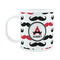 Mustache Print Plastic Kids Mug (Personalized)