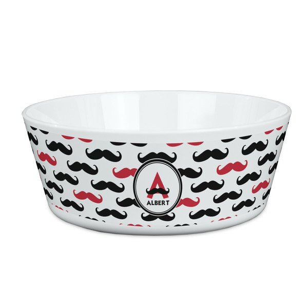 Custom Mustache Print Kid's Bowl (Personalized)