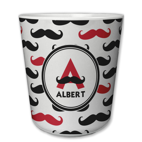Custom Mustache Print Plastic Tumbler 6oz (Personalized)