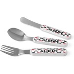 Mustache Print Kid's Flatware (Personalized)