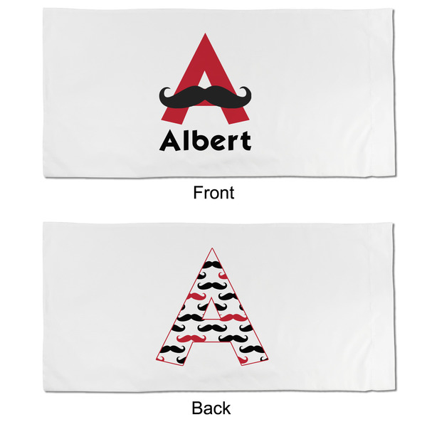 Mustache Print King Pillow Case - APPROVAL (partial print)