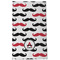 Mustache Print Kitchen Towel - Poly Cotton - Full Front
