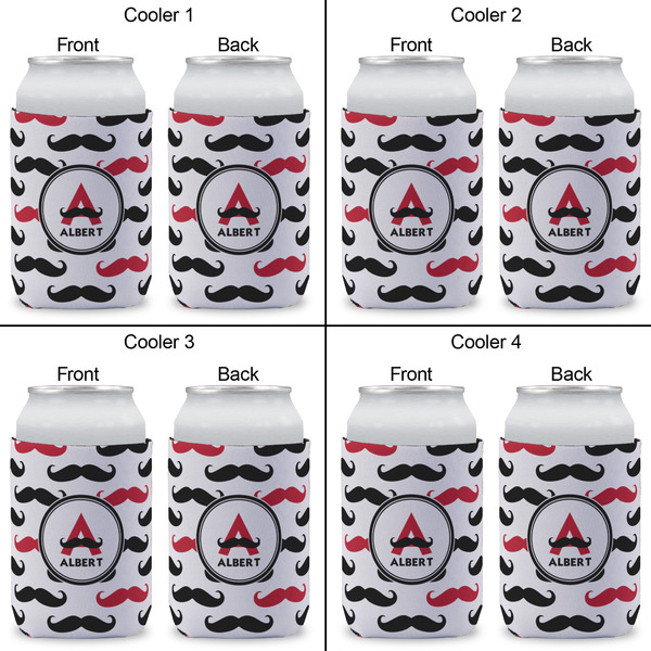 Mustache Print Can Sleeve (Approval)