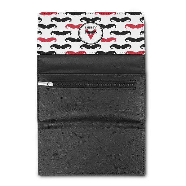 Mustache Print Ladies Wallet  (Personalized Opt)