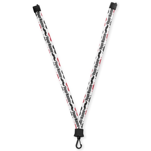 Custom Mustache Print Lanyard (Personalized)