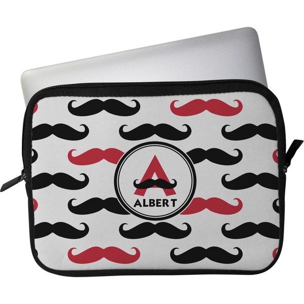 Custom Mustache Print Laptop Sleeve / Case (Personalized)