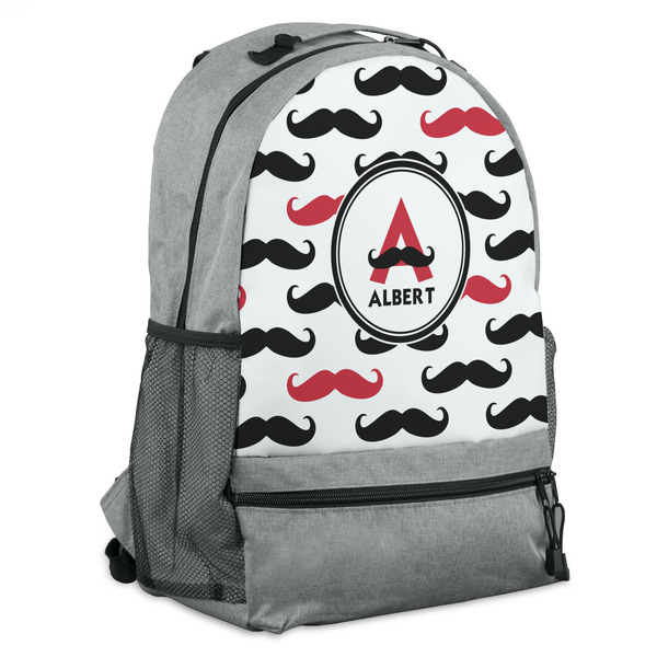 Custom Mustache Print Backpack (Personalized)