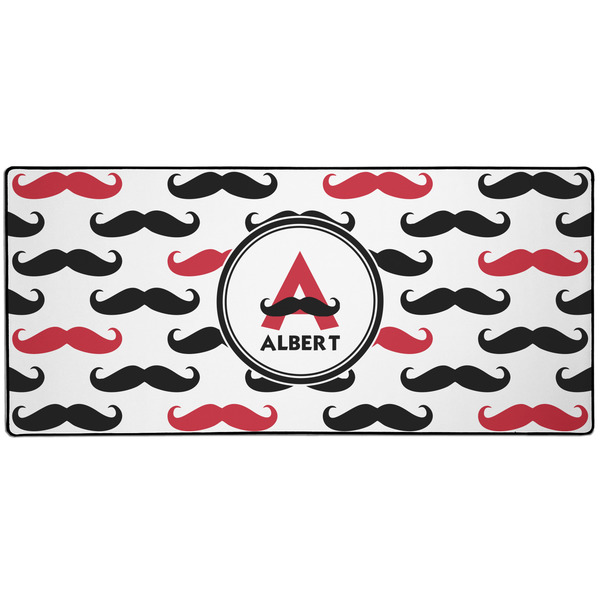 Mustache Print Large Gaming Mats - APPROVAL