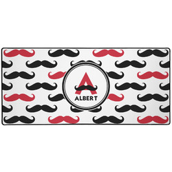 Mustache Print 3XL Gaming Mouse Pad - 35" x 16" (Personalized)