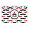 Mustache Print Large Rectangle Car Magnets- Front/Main/Approval