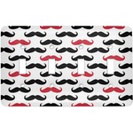 Mustache Print Light Switch Cover (4 Toggle Plate)