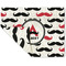 Mustache Print Linen Placemat - Folded Corner (double side)