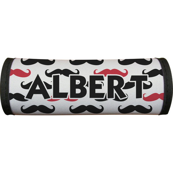 Mustache Print Luggage Handle Wrap