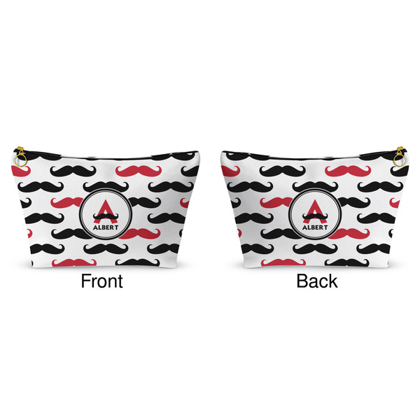 Mustache Print Makeup Bag Approval