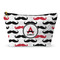 Mustache Print Structured Accessory Purse (Front)