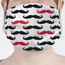 Mustache Print Face Mask Cover (Personalized)