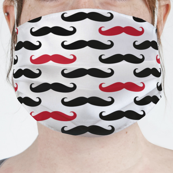 Custom Mustache Print Face Mask Cover