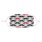 Mustache Print Kid's Cloth Face Mask