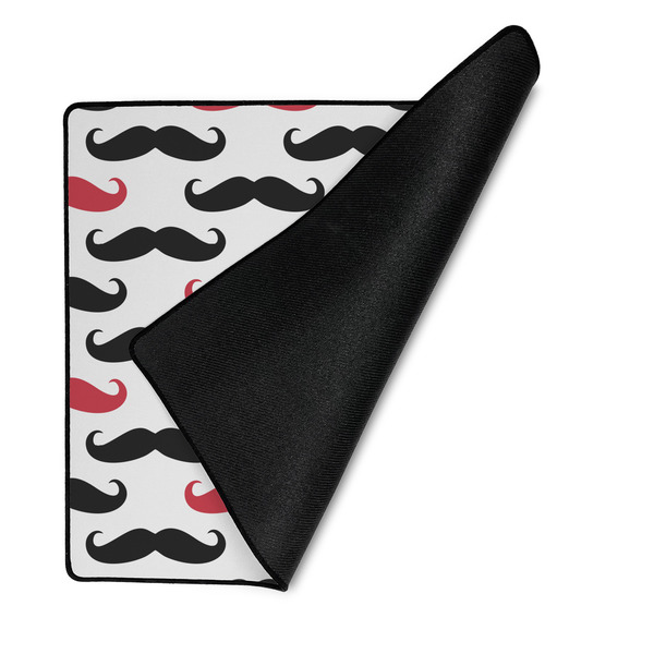 Mustache Print Medium Gaming Mats - FRONT W/FOLD