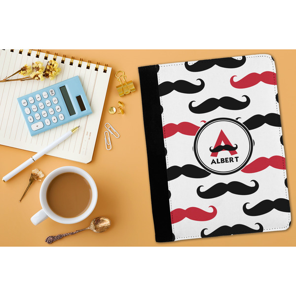 Mustache Print Medium Padfolio - LIFESTYLE (adult)