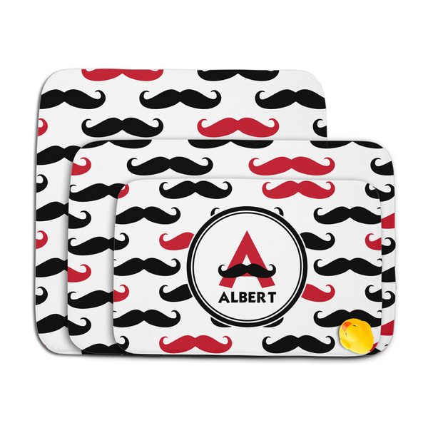 Mustache Print Memory Foam Bath Mat - MAIN PARENT