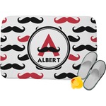 Mustache Print Memory Foam Bath Mat (Personalized)