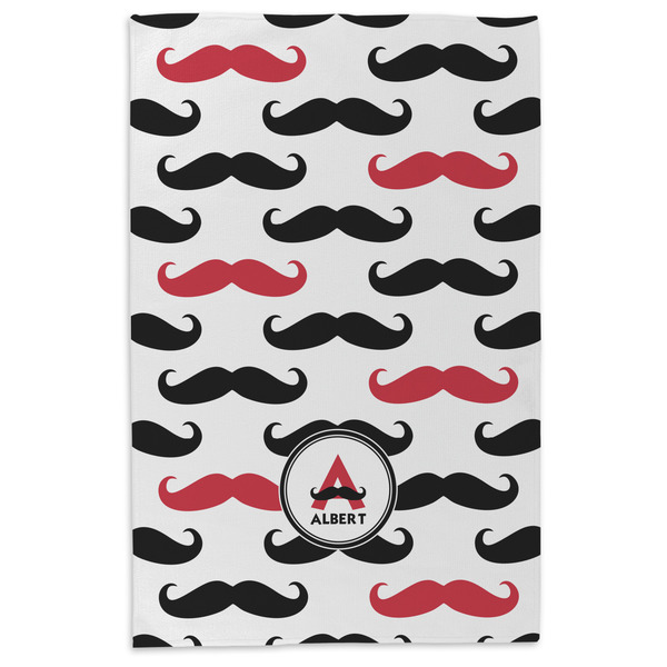 Mustache Print Microfiber Dish Towel - APPROVAL