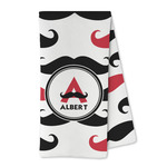 Mustache Print Kitchen Towel - Microfiber (Personalized)