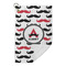 Mustache Print Microfiber Golf Towels Small - FRONT FOLDED