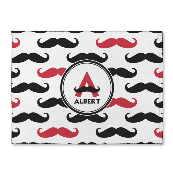 Custom Mustache Print Microfiber Screen Cleaner (Personalized)
