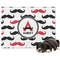 Mustache Print Dog Blanket - Regular (Personalized)