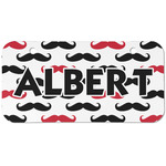 Mustache Print Mini/Bicycle License Plate (2 Holes) (Personalized)