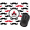 Mustache Print Rectangular Mouse Pad