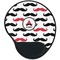 Mustache Print Mouse Pad with Wrist Support - Main