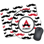 Mustache Print Mouse Pad (Personalized)