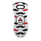 Mustache Print Neoprene Oven Mitt w/ Name and Initial