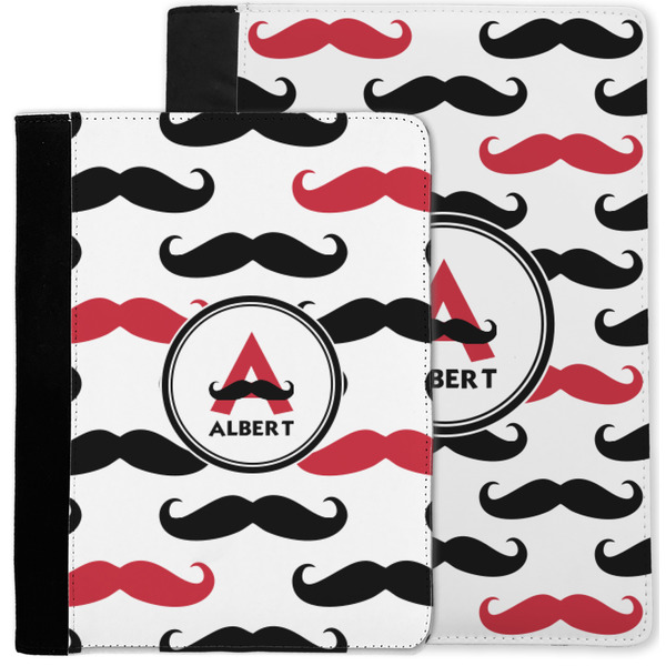 Mustache Print Notebook Padfolio - MAIN
